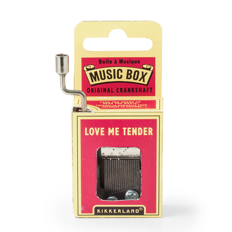 Love Me Tender Crank Music Box