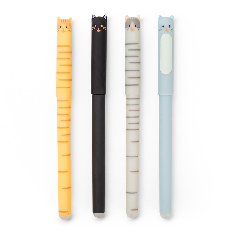 Cat Erasable Gel Pens – Kikkerland Design Inc