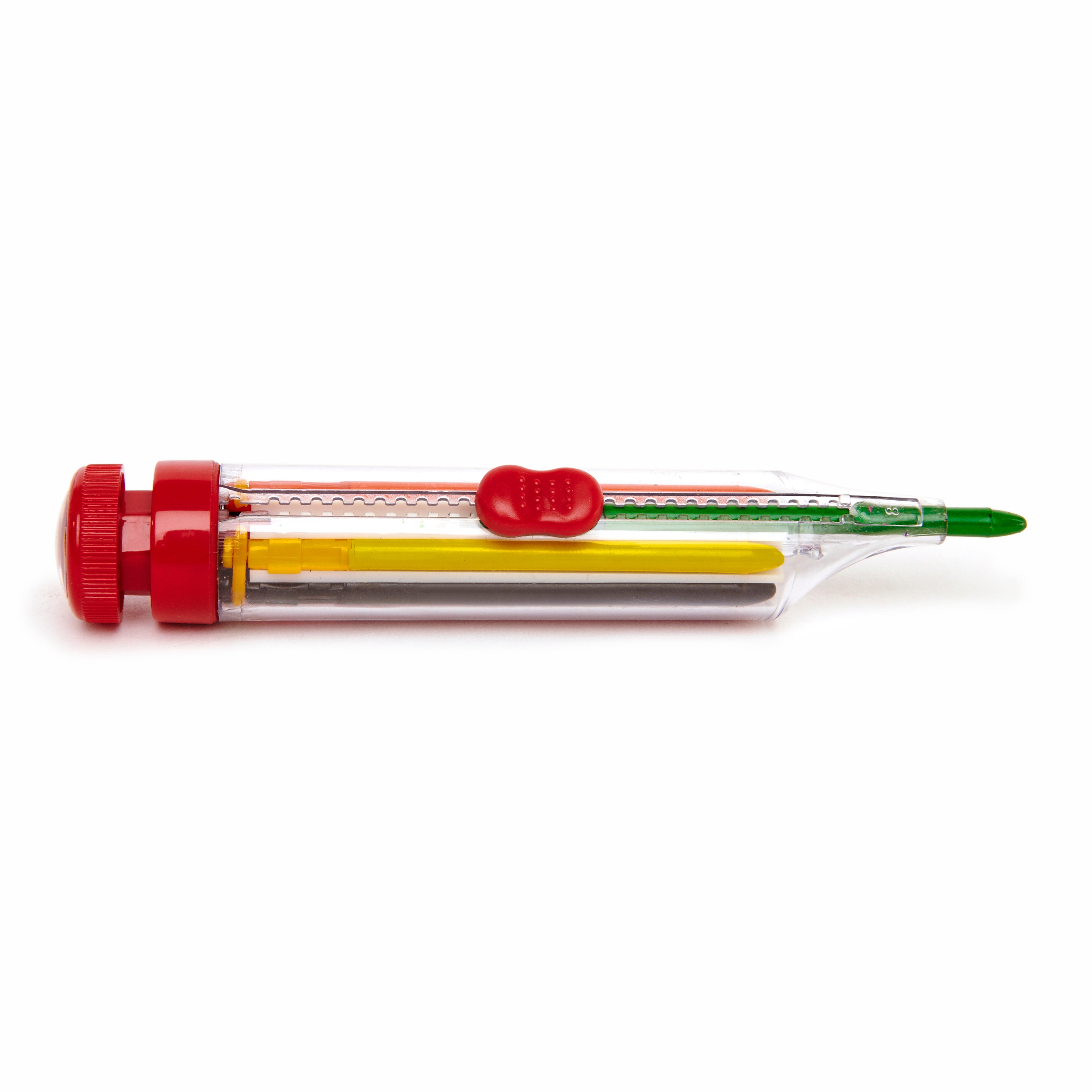 Stylo crayon 8 couleurs – Kikkerland Design Inc