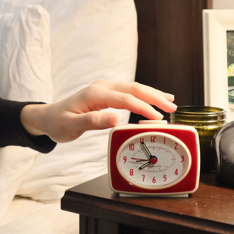 Retro Alarm Clock + Red
