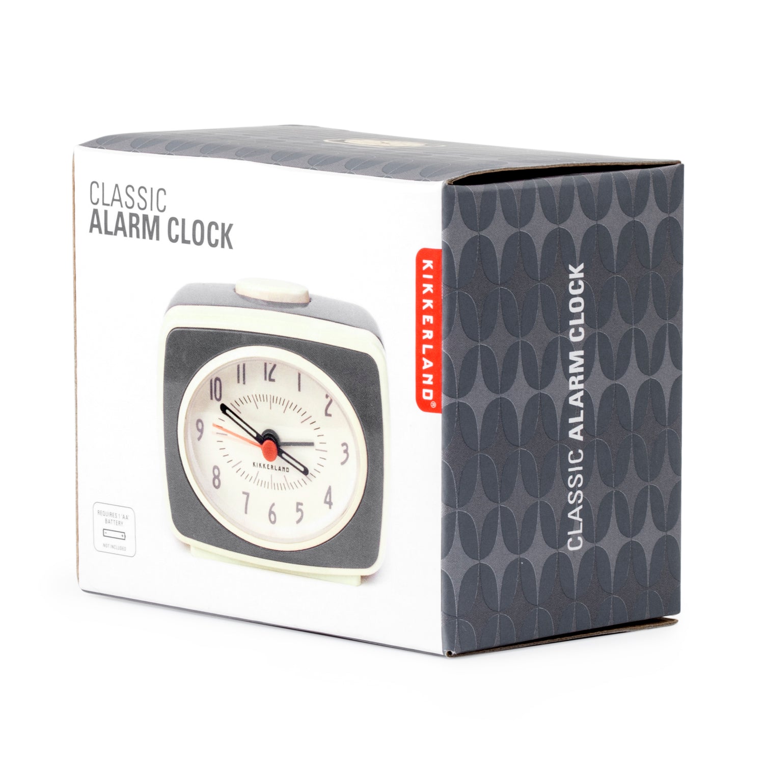 Grey Classic Alarm Clock
