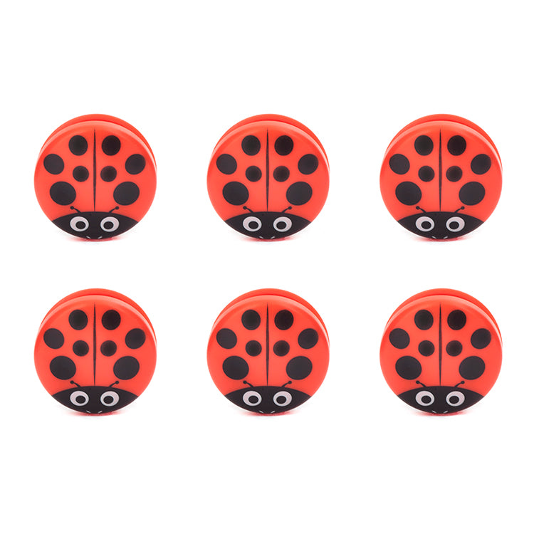 Ladybug Bag Clips Set Of 6