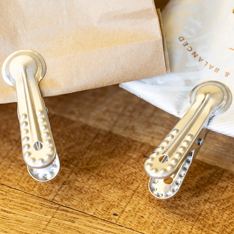 Aluminum Bag Clips S/10