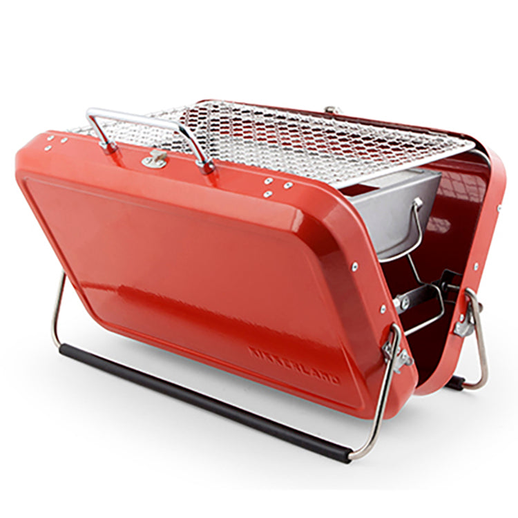 Portable BBQ Suitcase Red