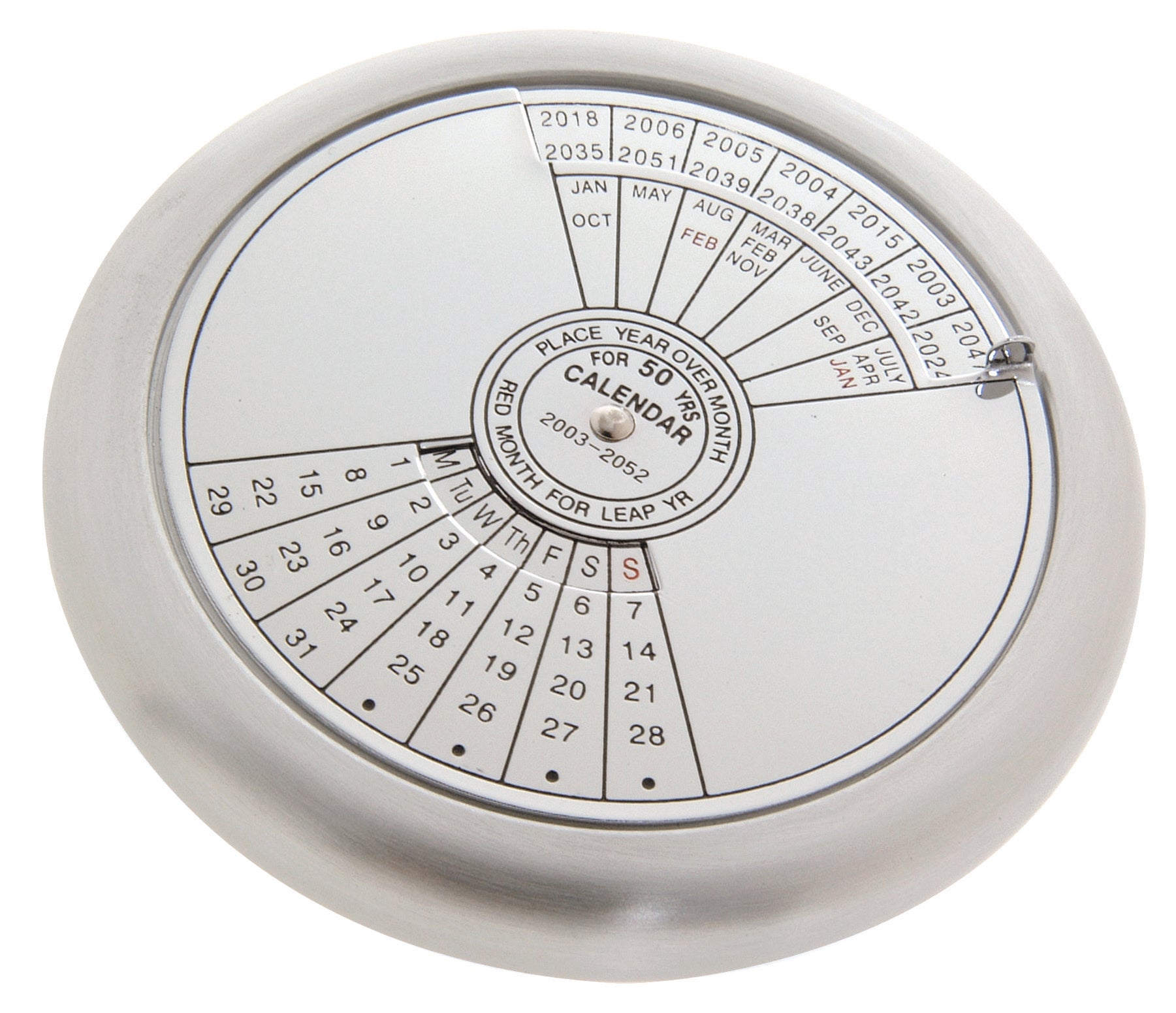 50 Year Calendar Paperweight Kikkerland Design Inc 50-year-calendar-paperweight-kikkerland-design-inc