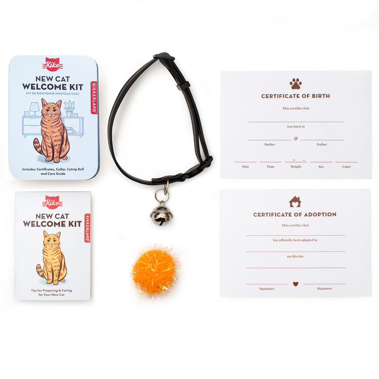 Kiko New Cat Welcome Kit – Kikkerland Design Inc