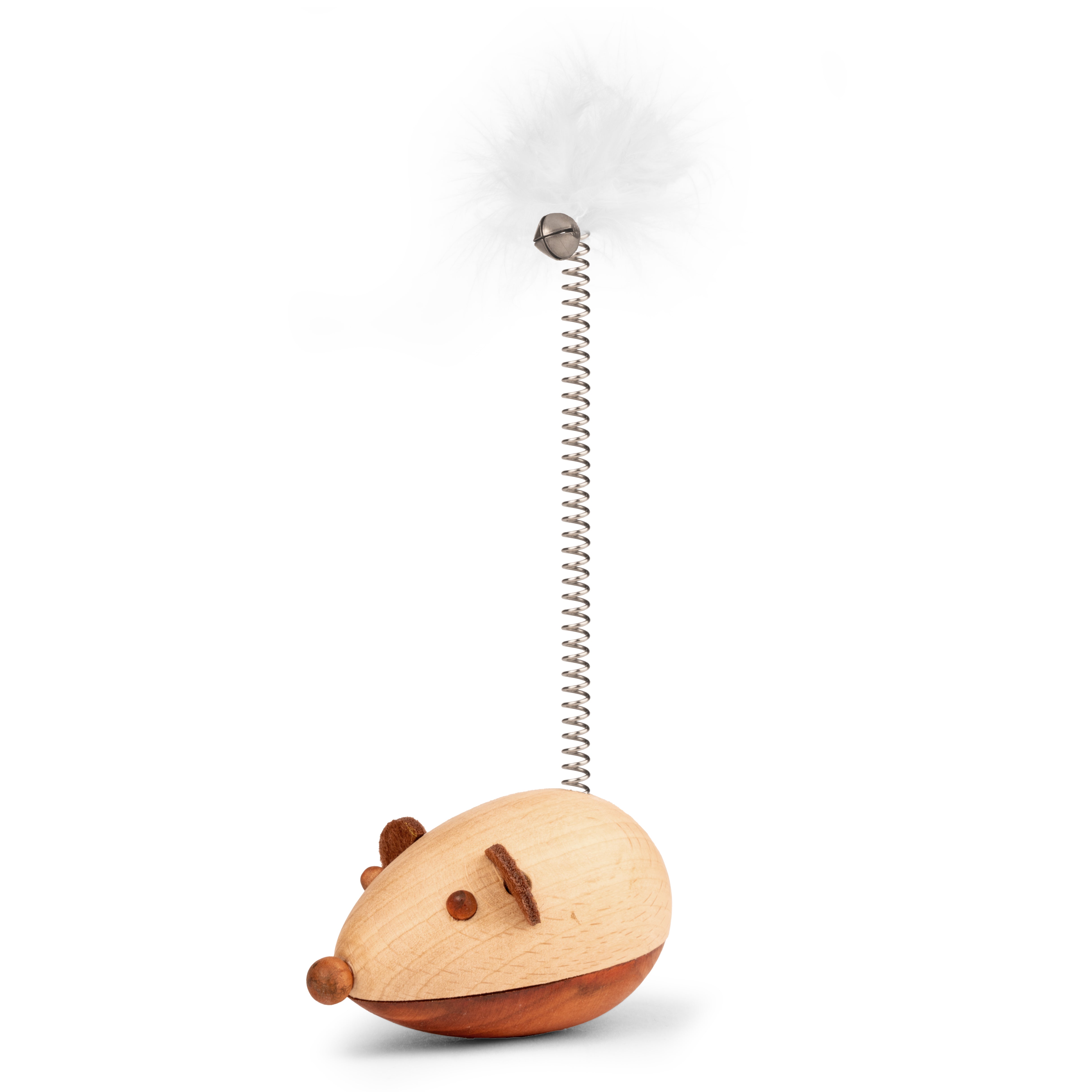 Cat Wooden Mouse Toy – Kikkerland Design Inc