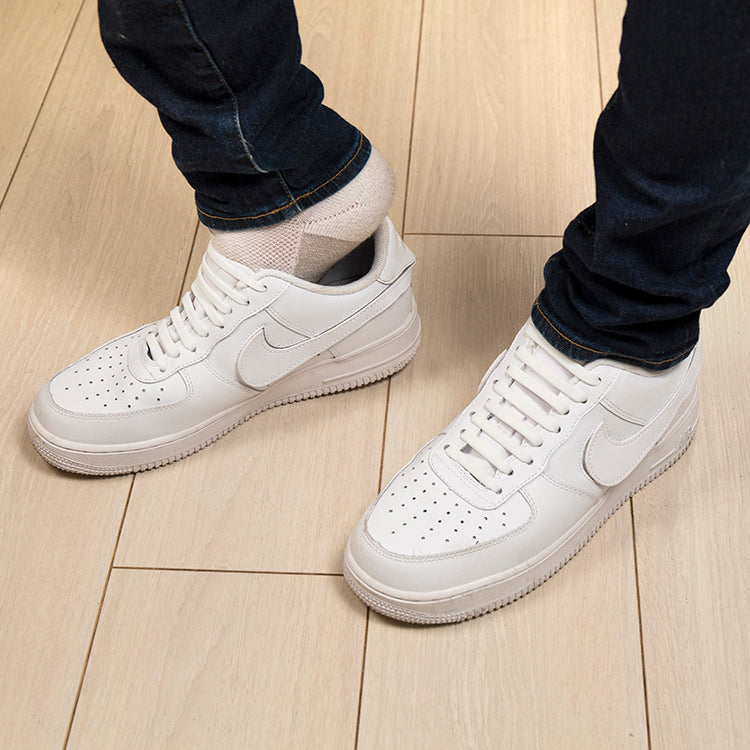 White No-Tie Shoe Bands