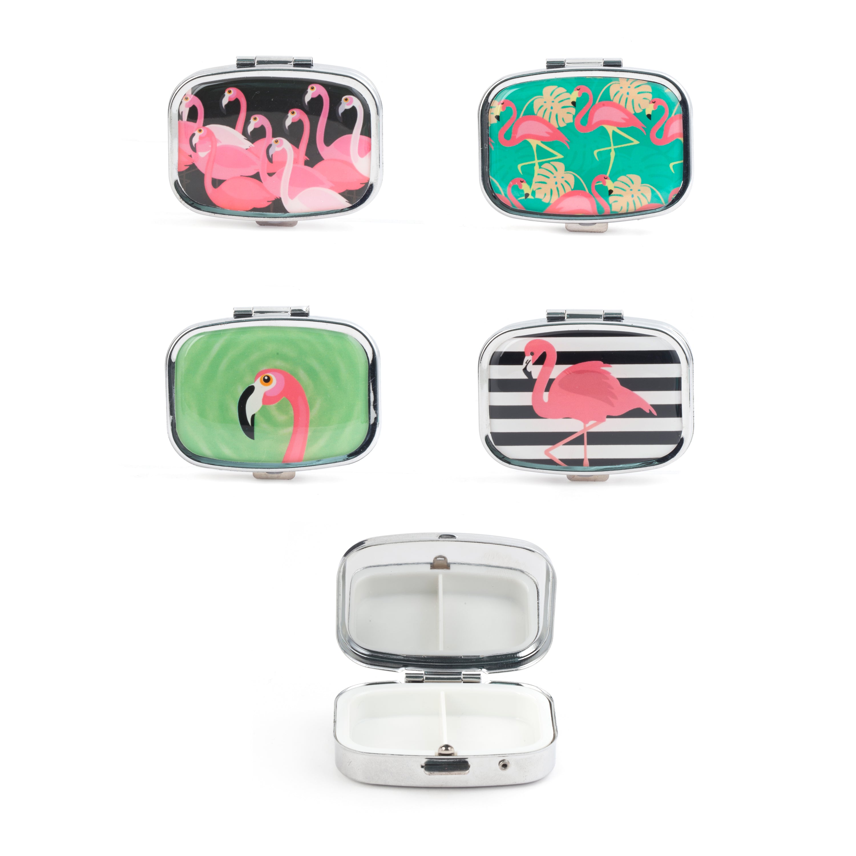 Kikkerland Pill Box Flamingo