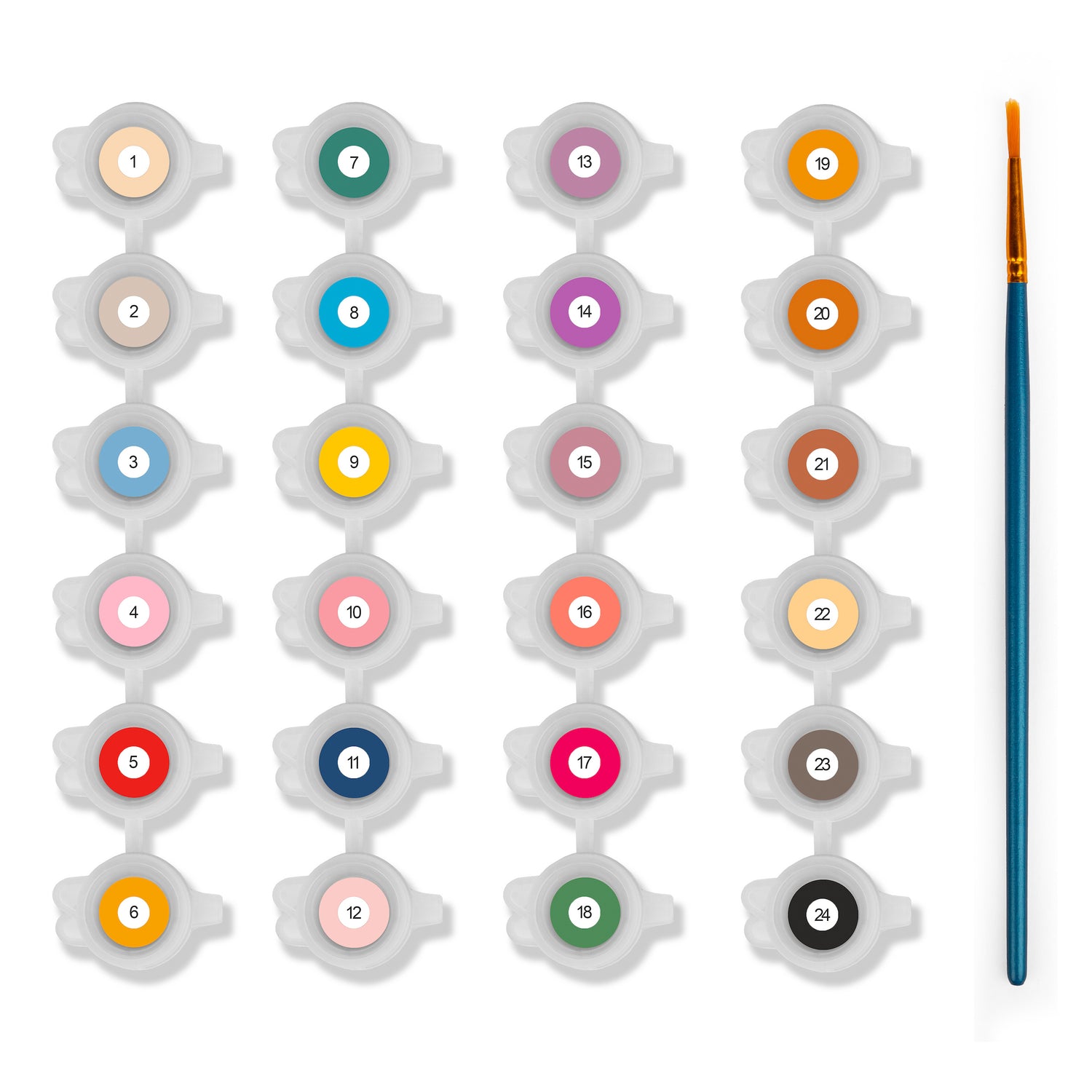 Crafters Paint by Numbers Greeting Cards