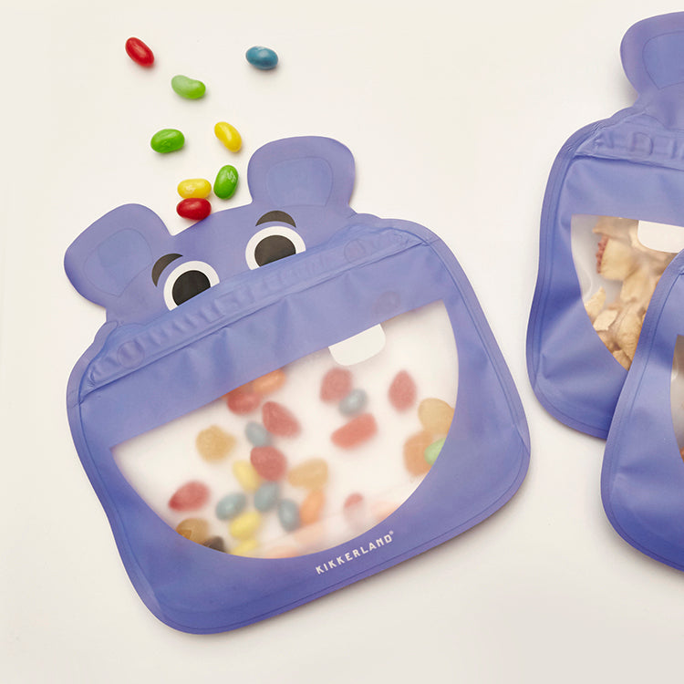 Hippo Zipper Bags