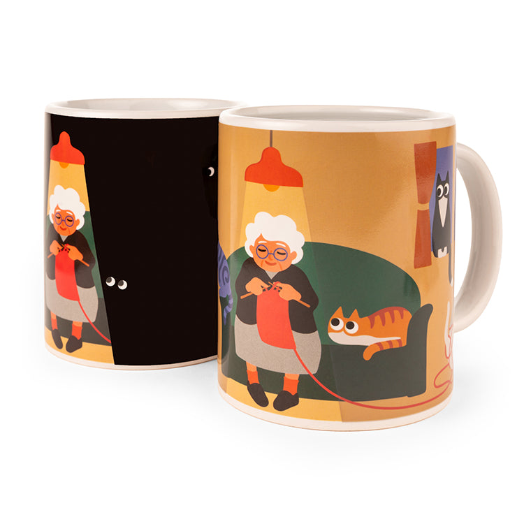 Cat Lady Morph Mug – Kikkerland Design Inc