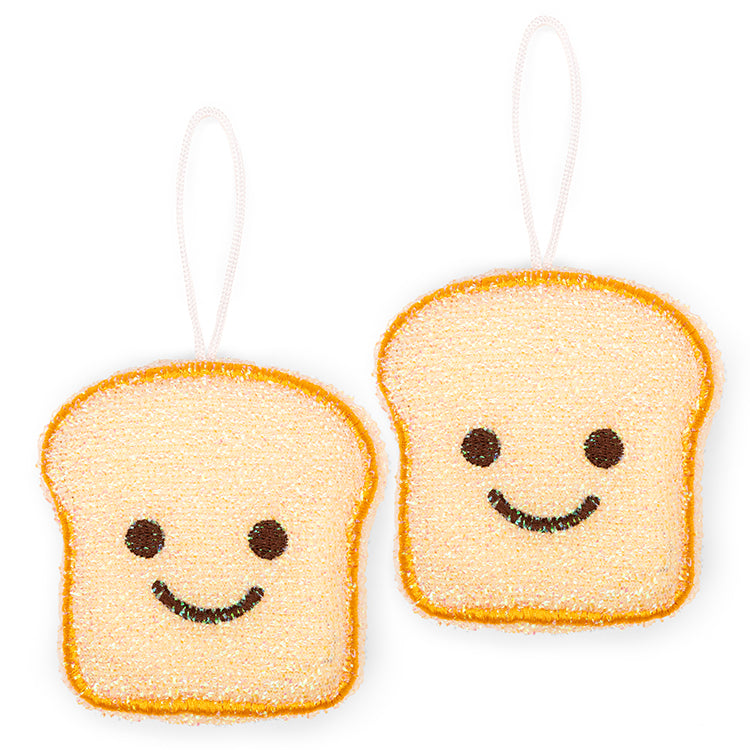Scrubland 1枚 Toast Scrub Sponge – Kikkerland Design Inc