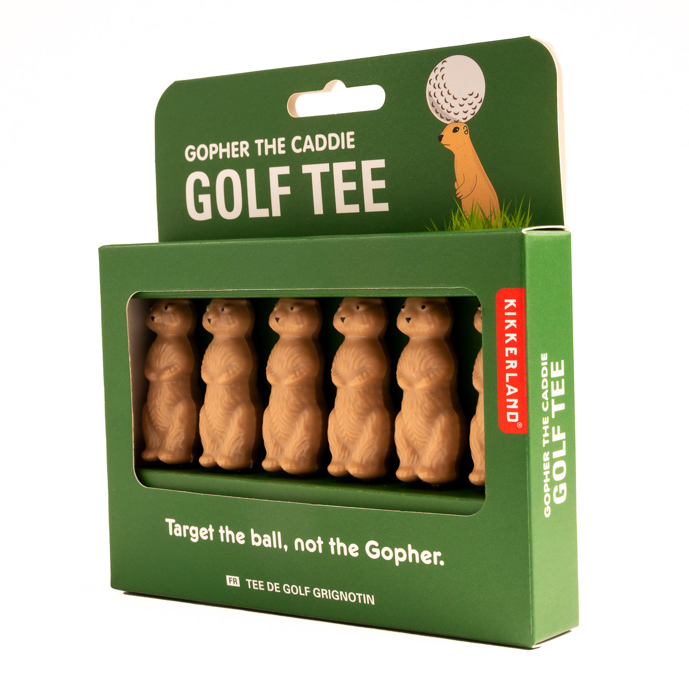 Gopher the Caddie Golf Tee