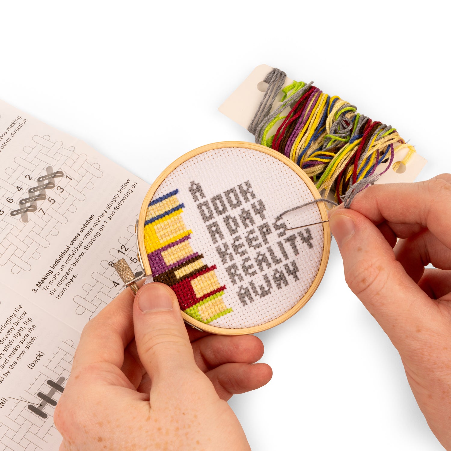 A Book a Day Mini Cross Stitch Embroidery
