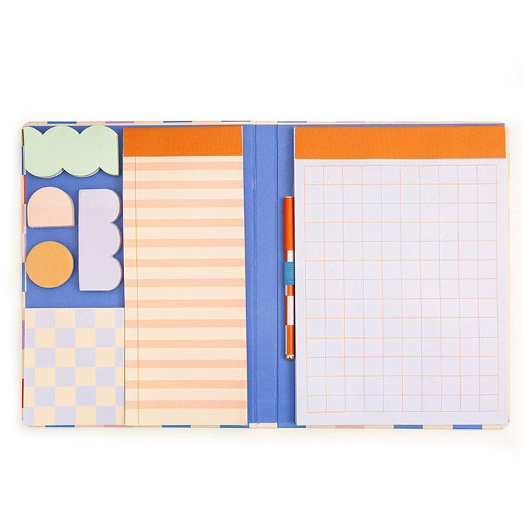 Notepad with Sticky Notes Set and Pen