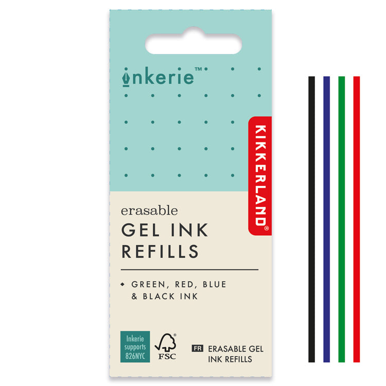 ERASABLE INK REFILL S/4