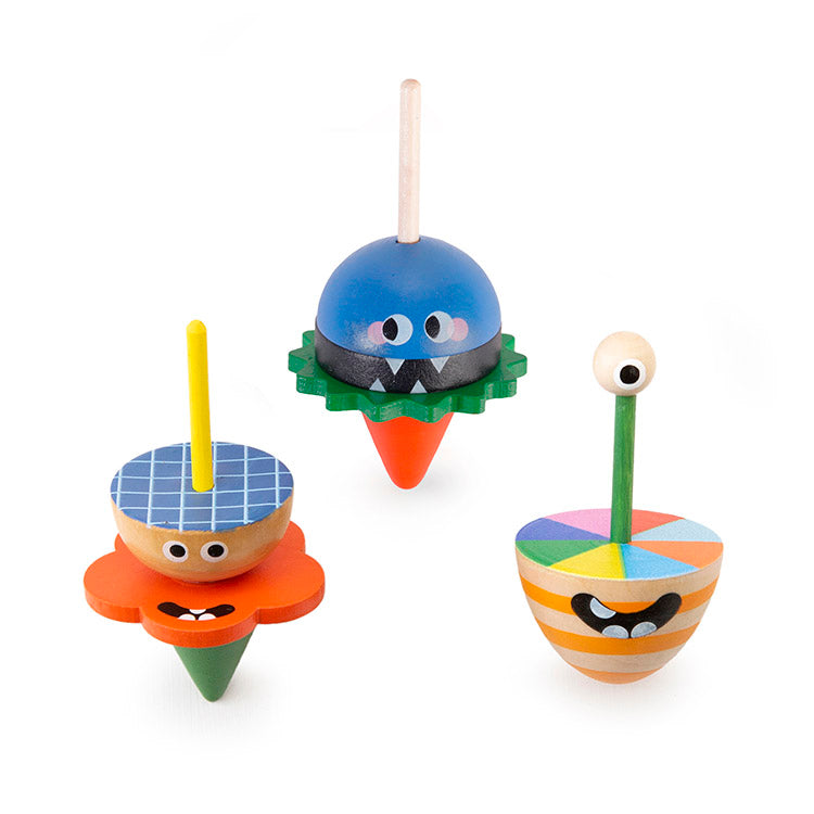 Kidoki Dizzy Monster Spinning Top – Kikkerland Design Inc