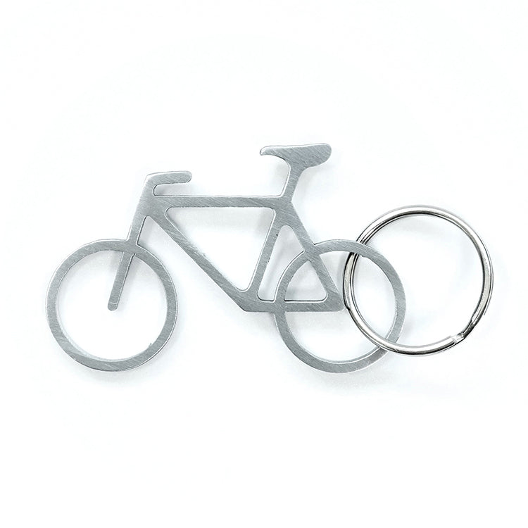 Fiets Metal Bike Key Ring and Bottle Opener – Kikkerland Design Inc