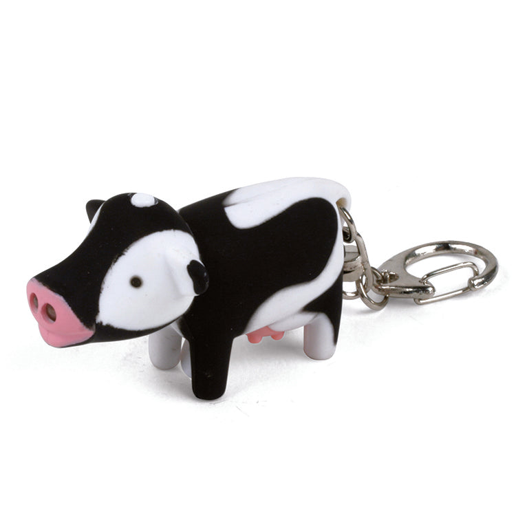 Cow Led Keychain Carded/CDU