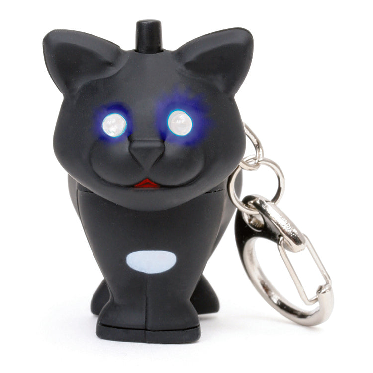 Cat LED & Sound Keychain – Kikkerland Design Inc