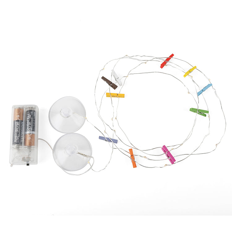 Mini Clothespin String Lights