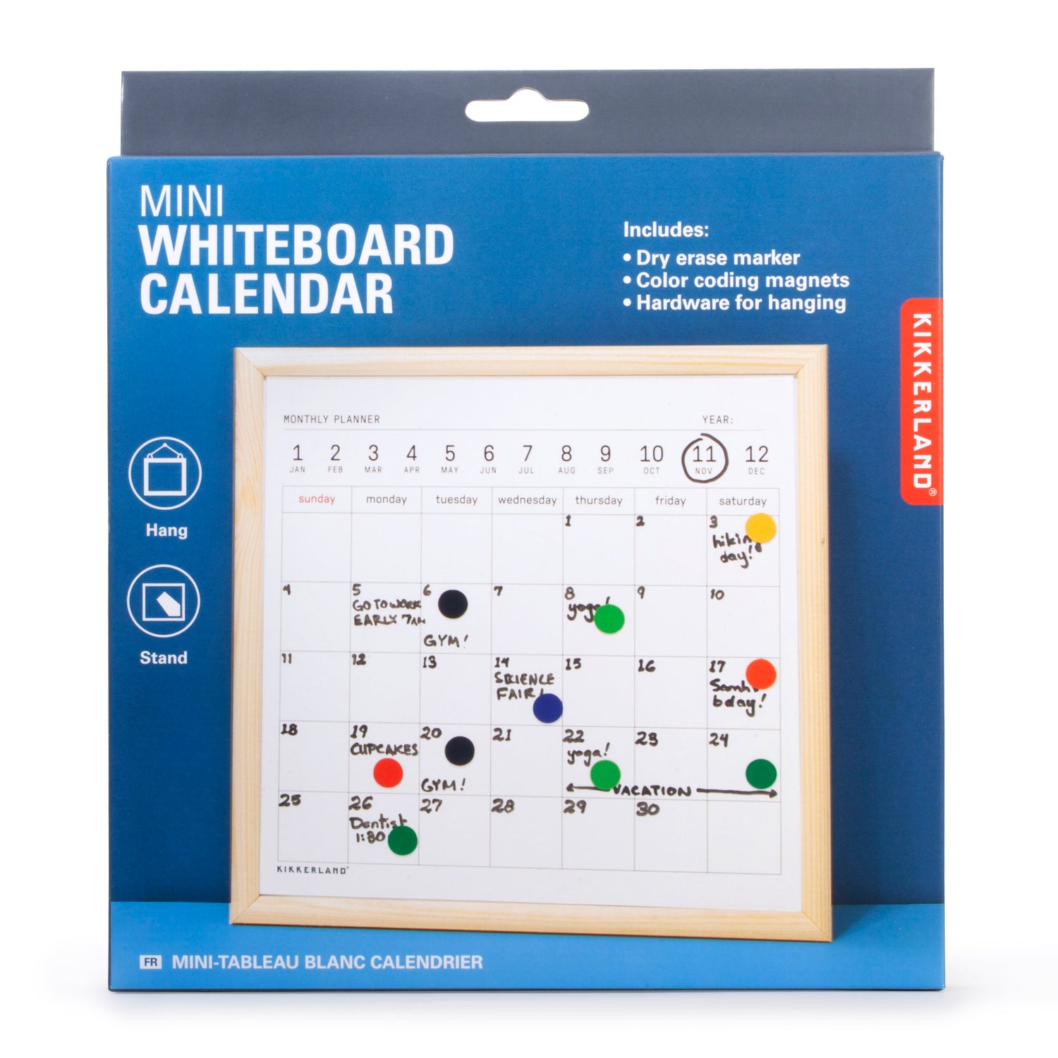 Mini Whiteboard Calendar