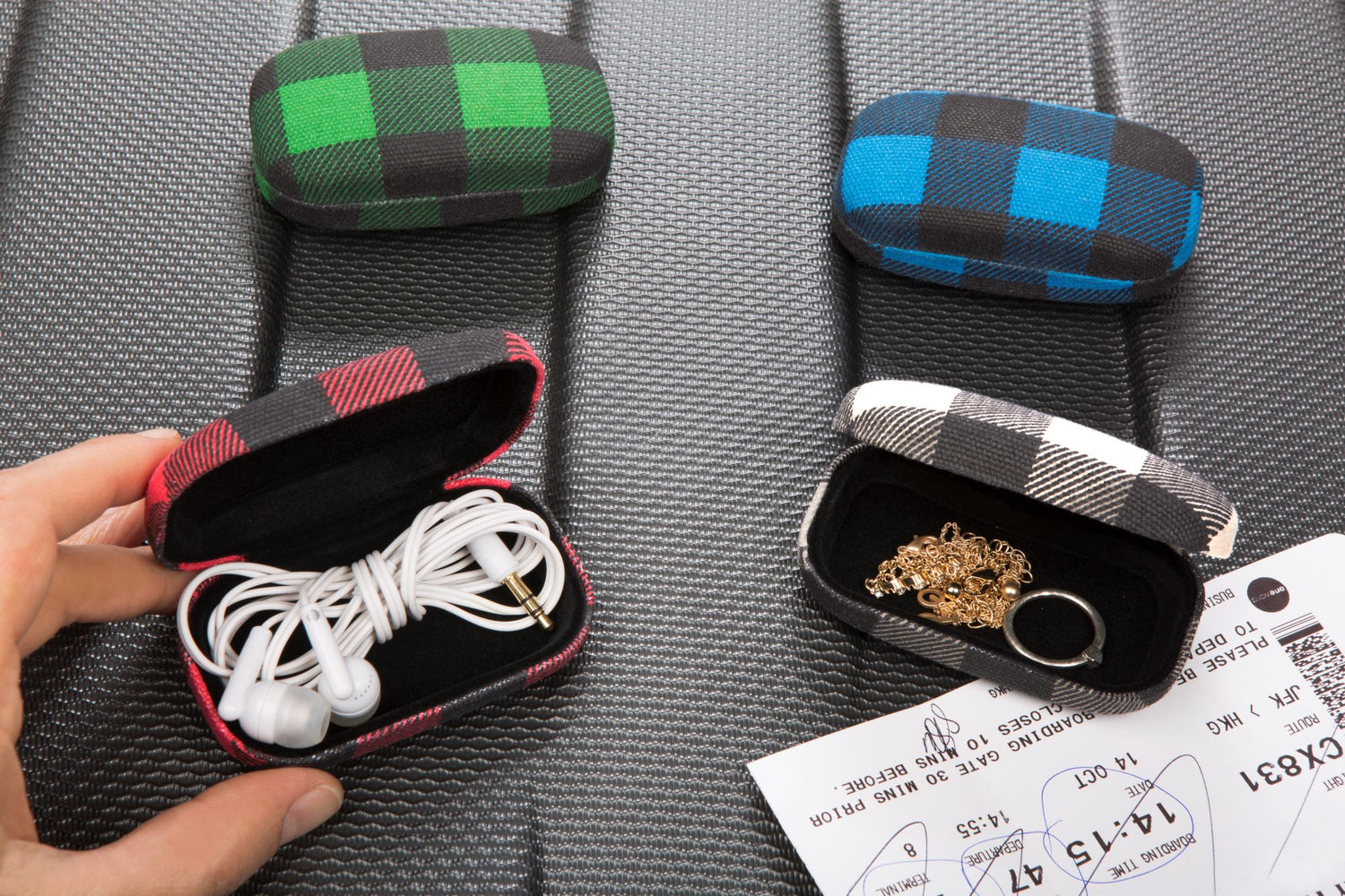Buffalo Plaid Travel Case