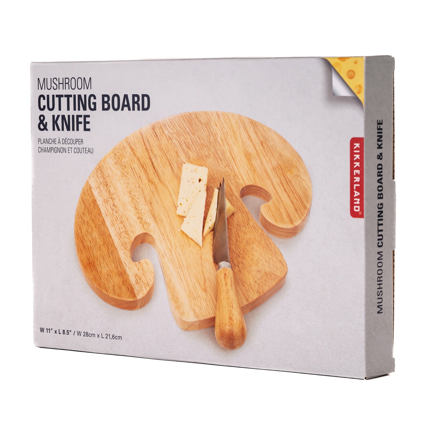 Mushroom Cutting Board & Knife