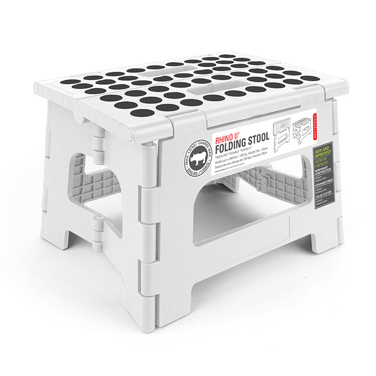 Rhino II Step Stool + White