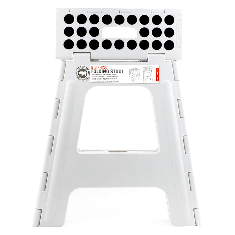 Step Stool Folding Tall White