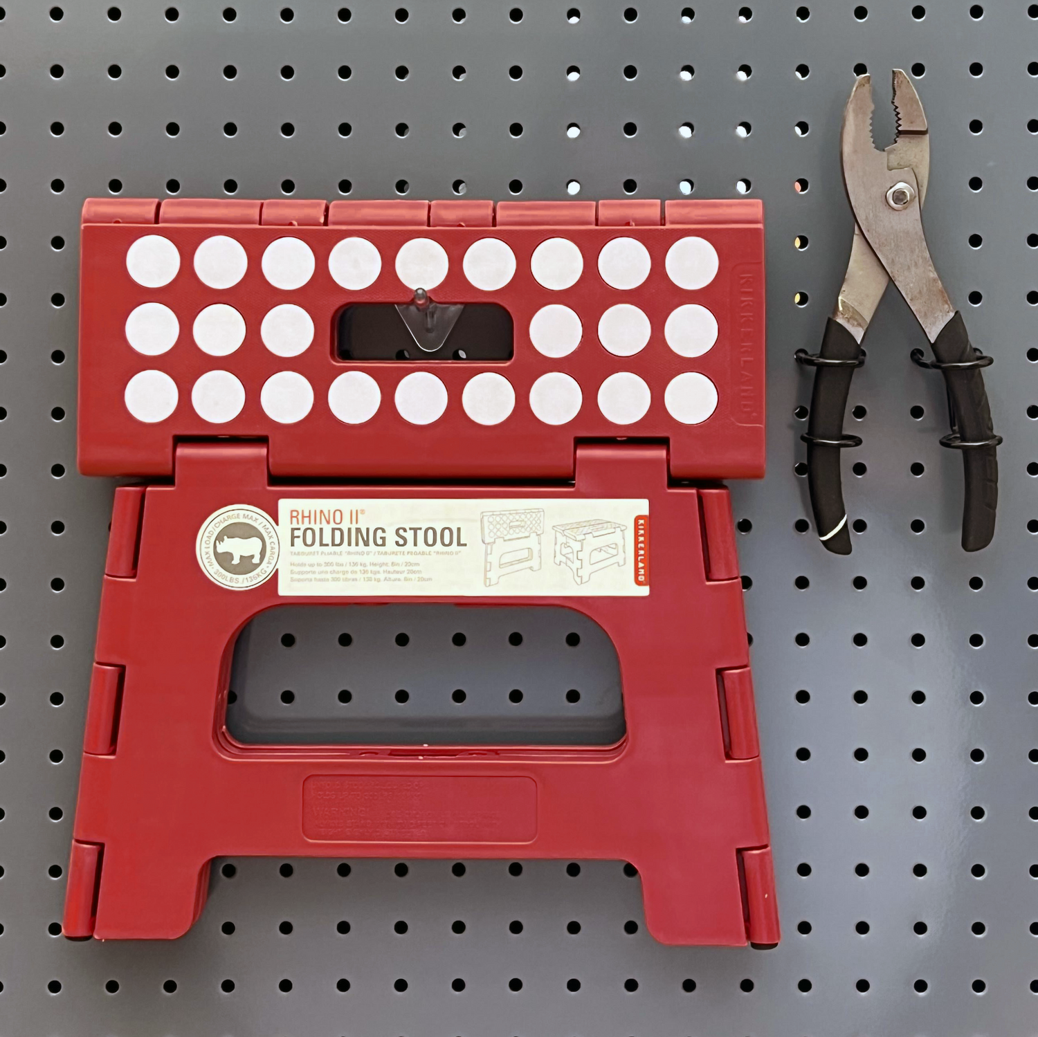 Rhino® II Step Stool Red