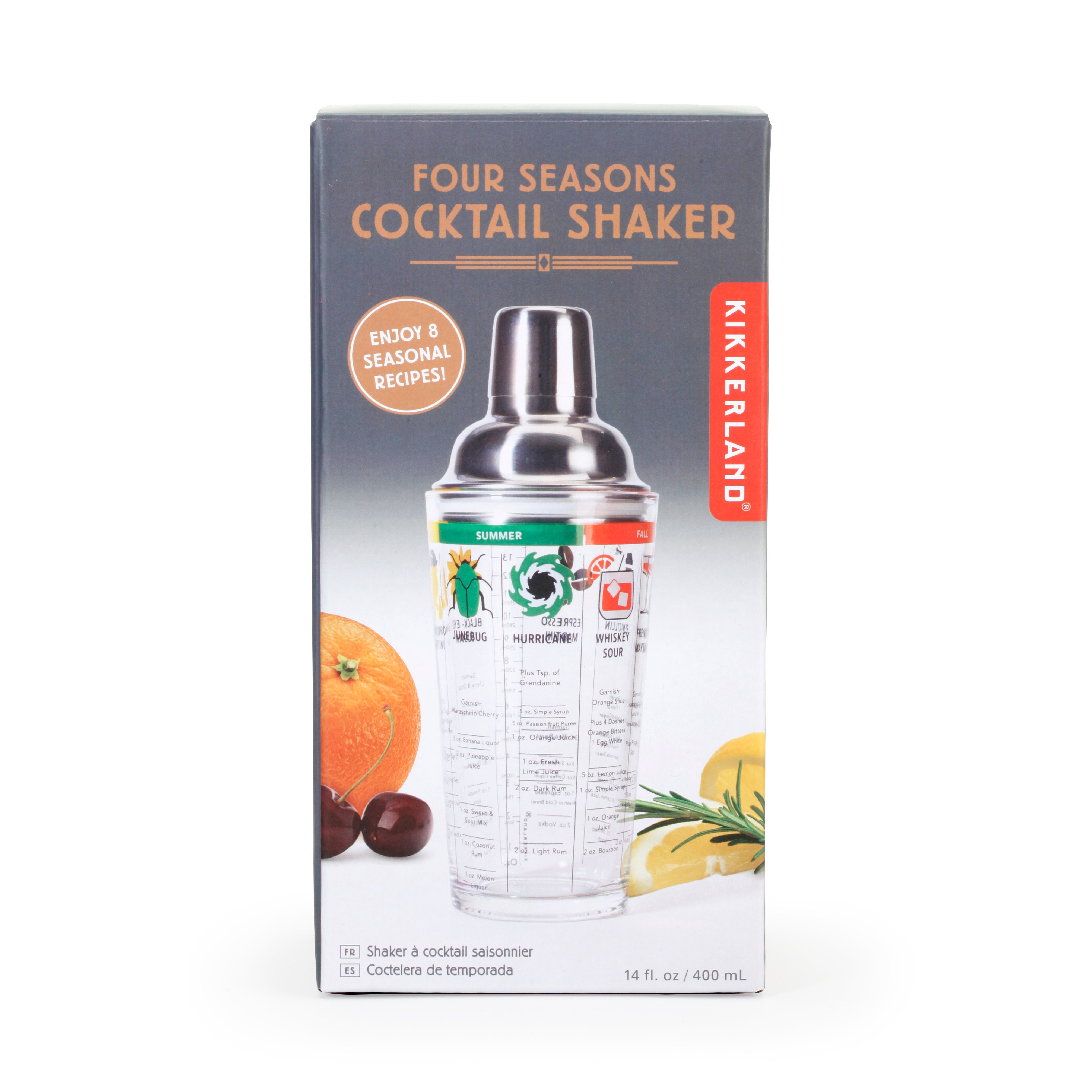 Four Seasons Cocktail Shaker – Kikkerland Design Inc