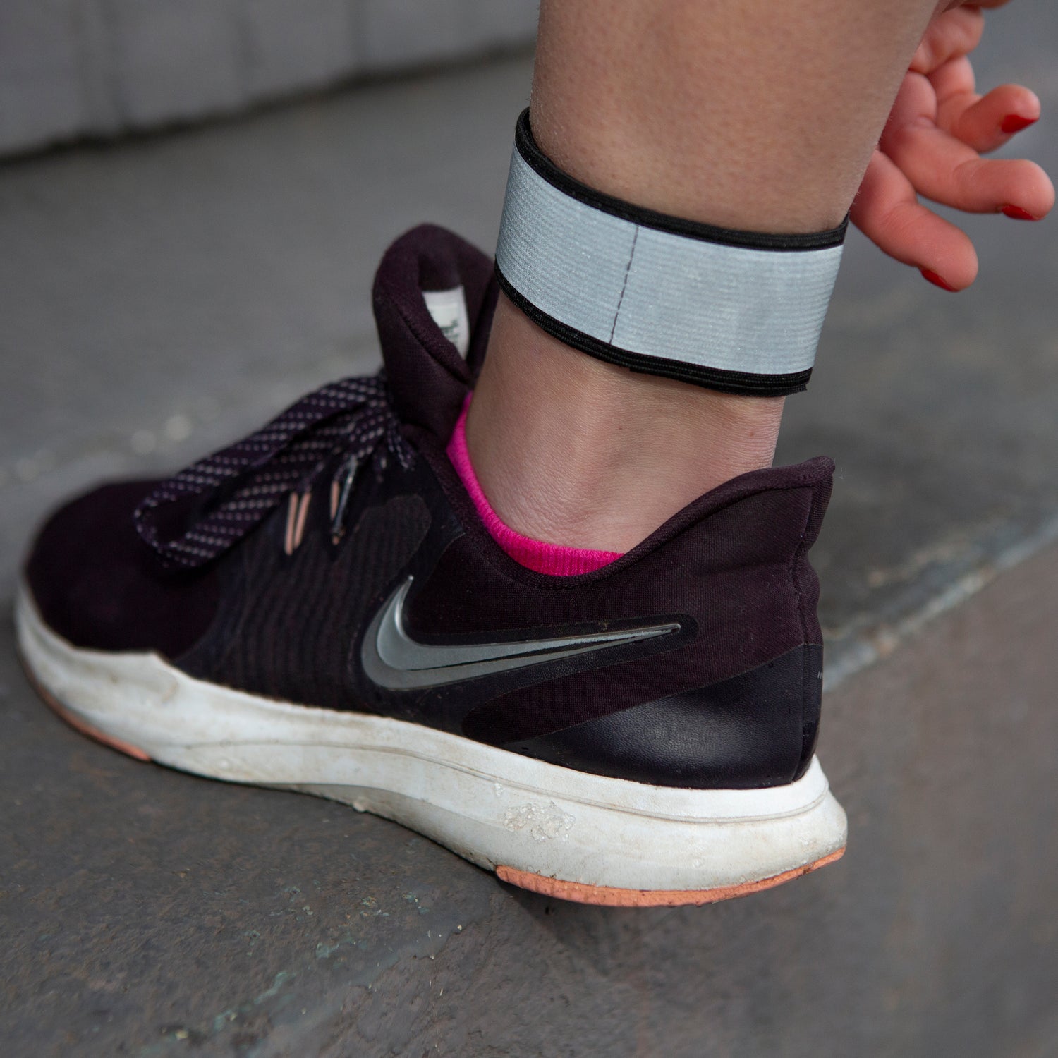 Sangle élastique réfléchissante pour vélo de sport