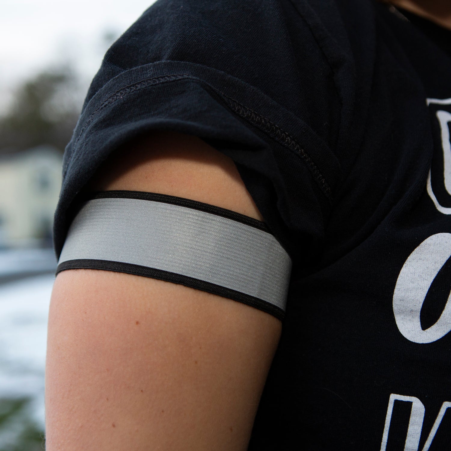 Sangle élastique réfléchissante pour vélo de sport