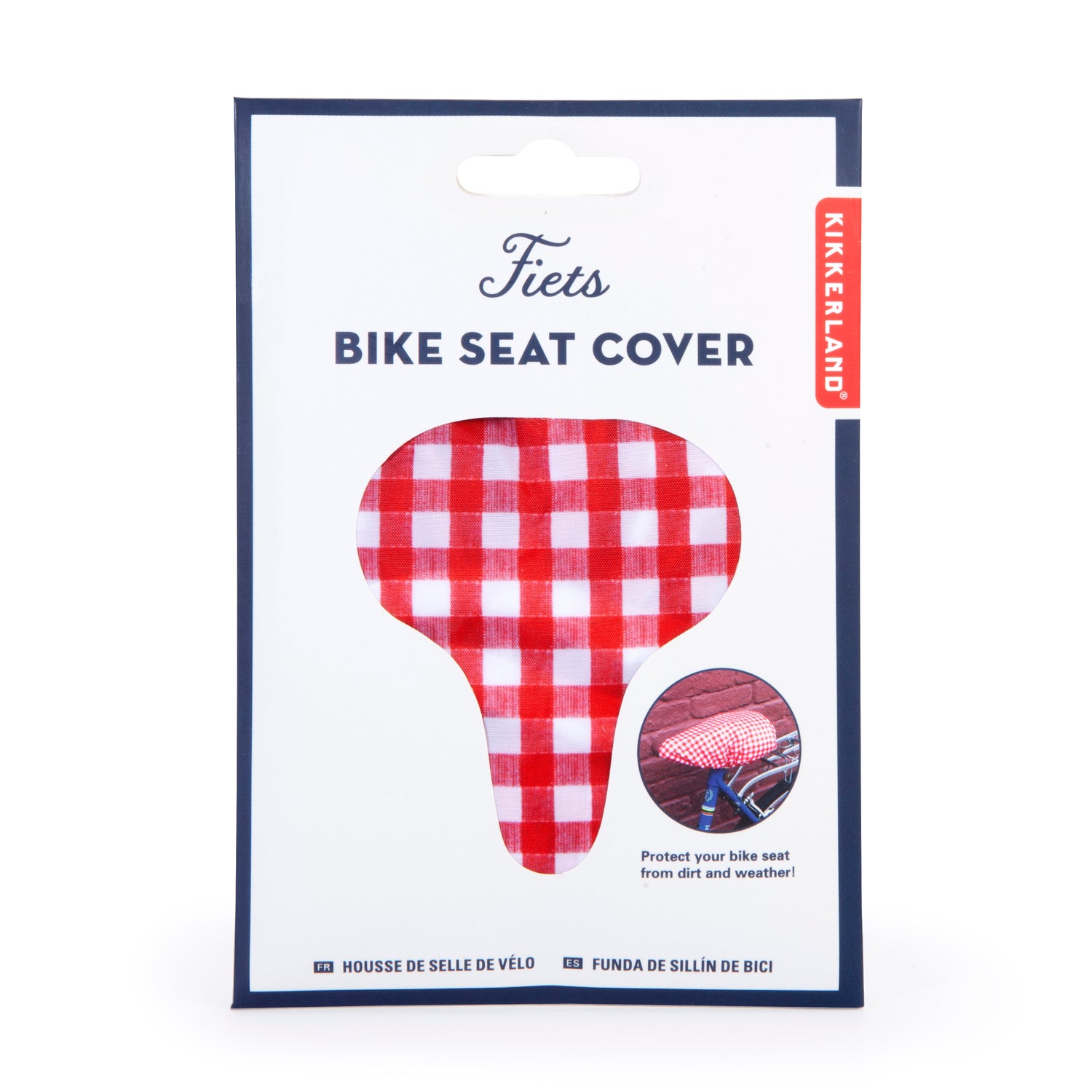 Fiets Gingham Bike Seat Cover