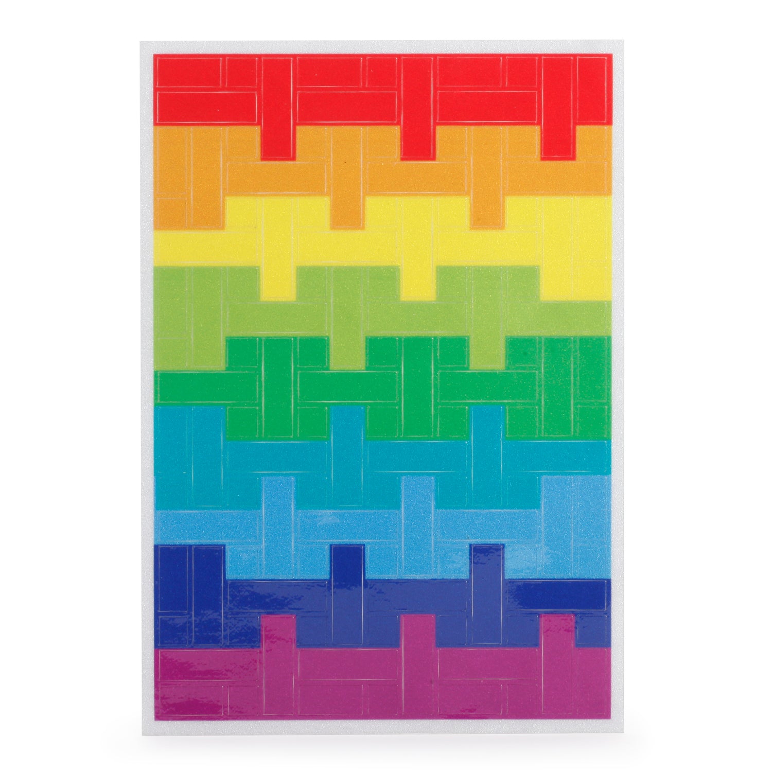 Fiets Rainbow Blocks Reflective Bike Stickers
