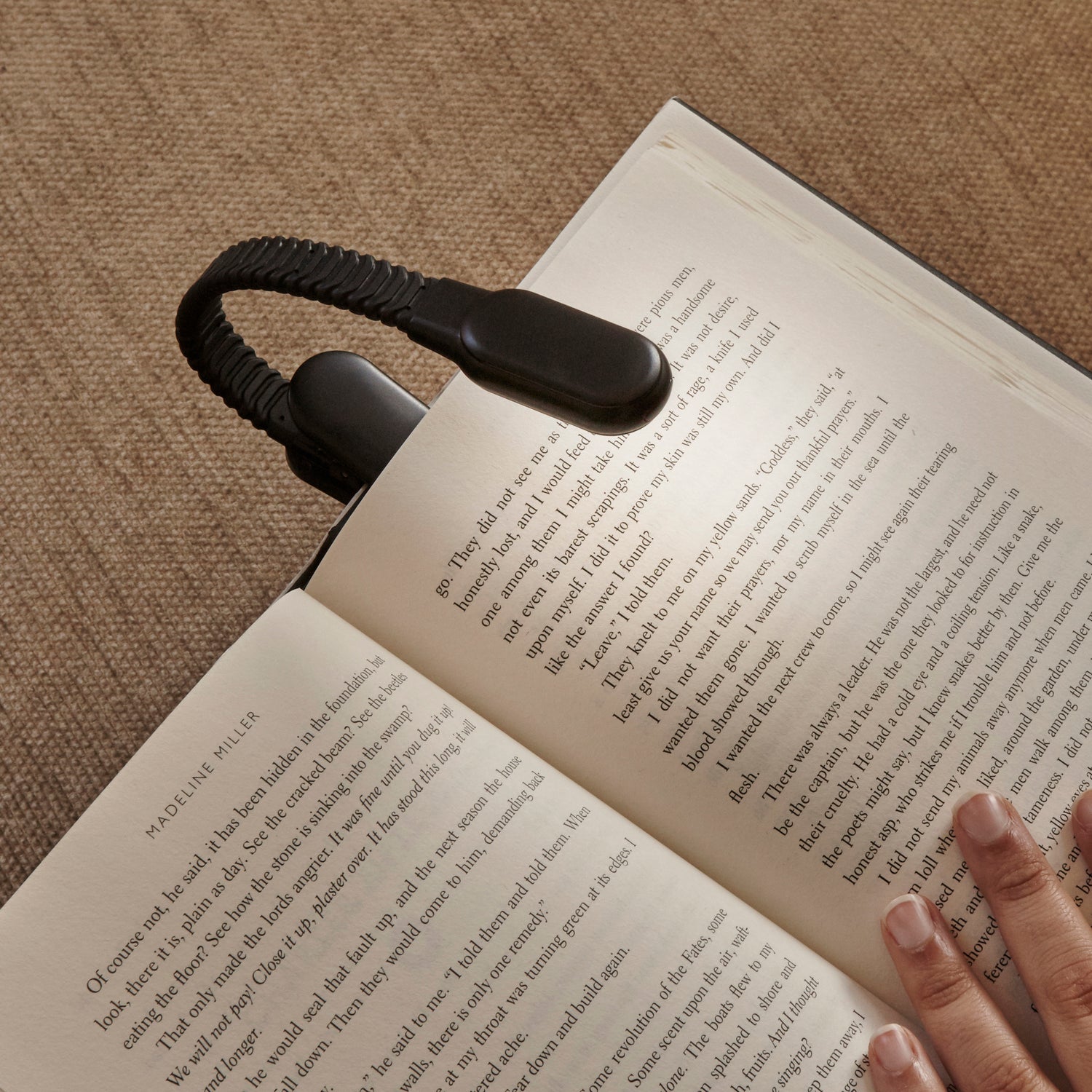 Rechargable Booklight Black