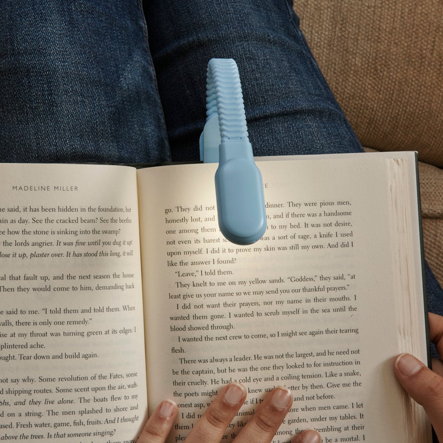 Rechargable Booklight Blue