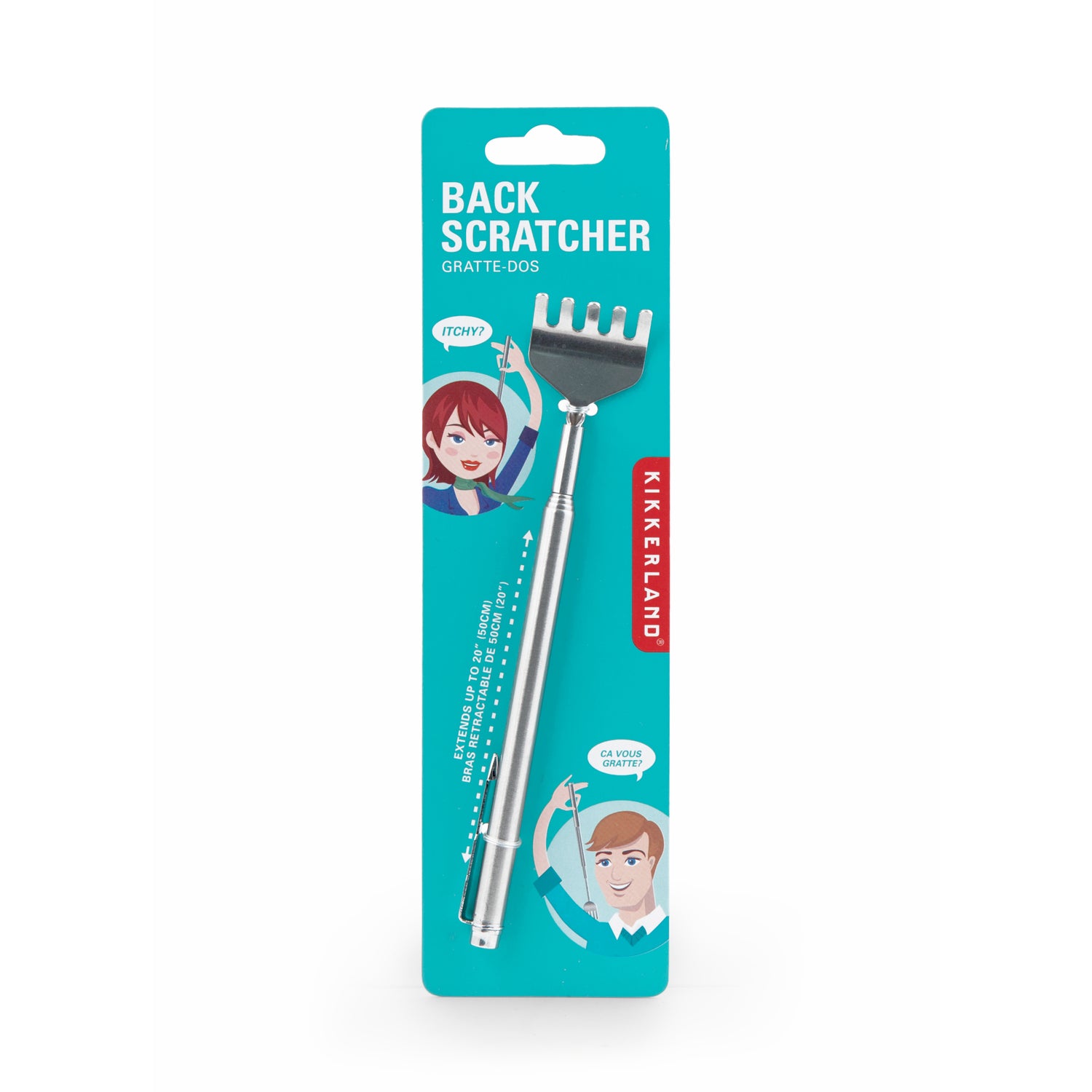 Silver Telescopic Back Scratcher