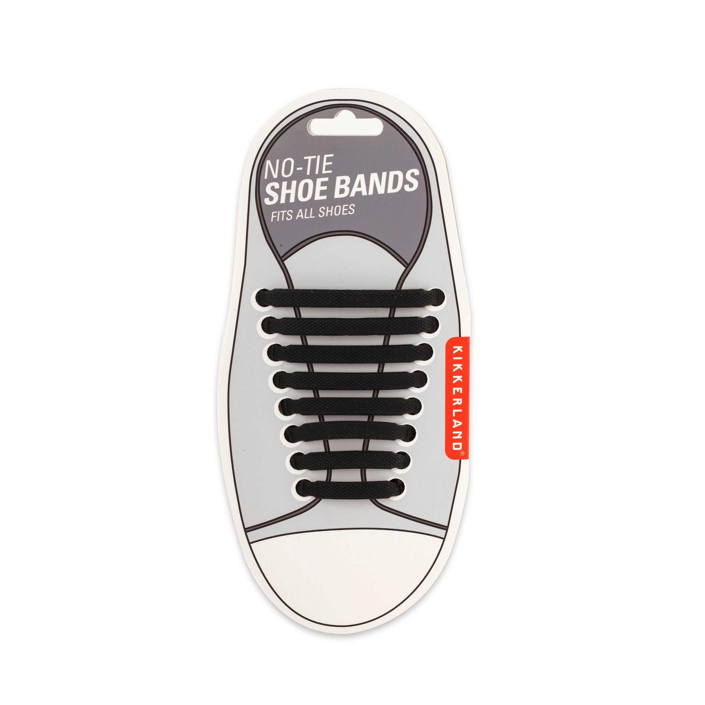 Black No-Tie Shoe Bands – Kikkerland Design Inc - Main Image