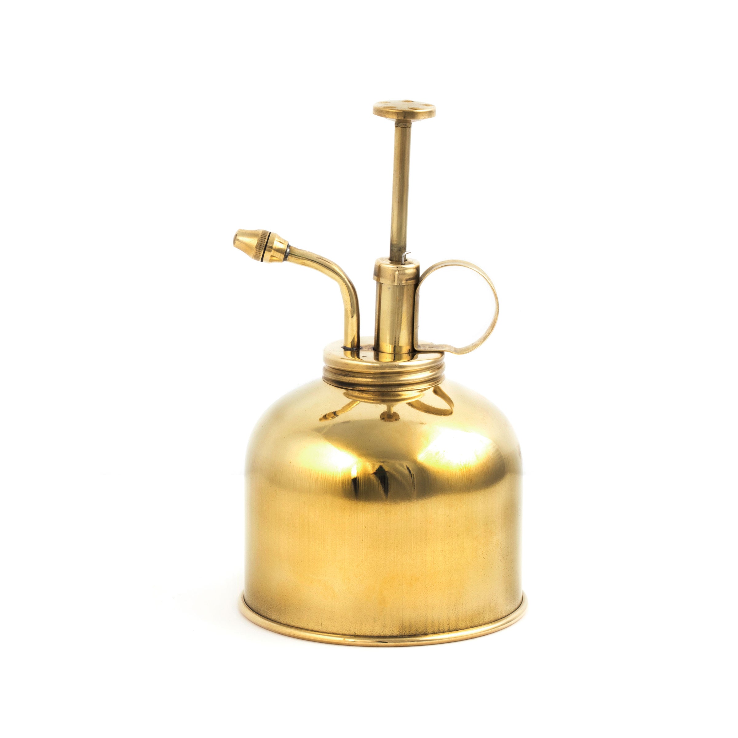Vintage White Bell Metal Brass Pot