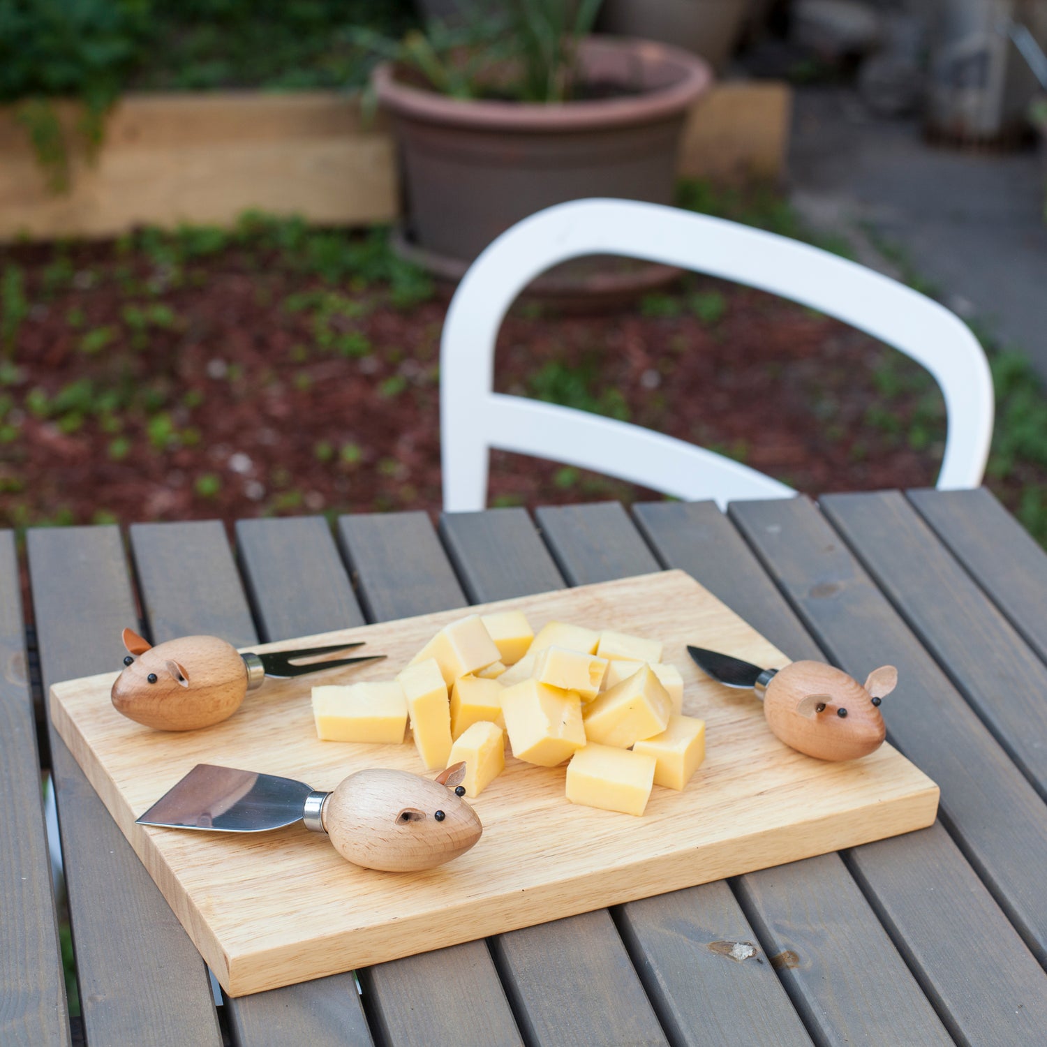 Mouse Cheese Board Set