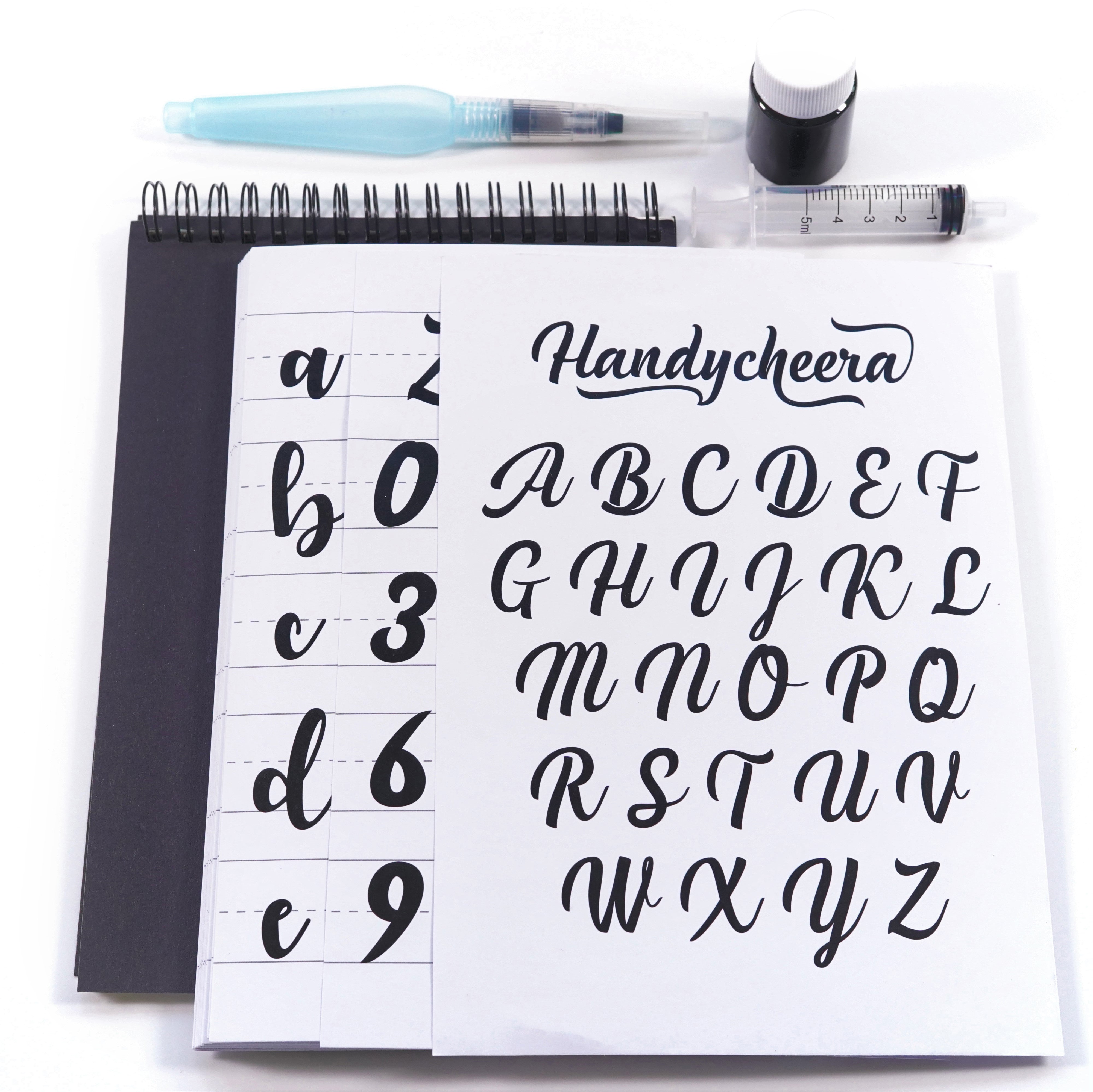 Hand Lettering Bundle Learn Brush Lettering Modern Calligraphy for