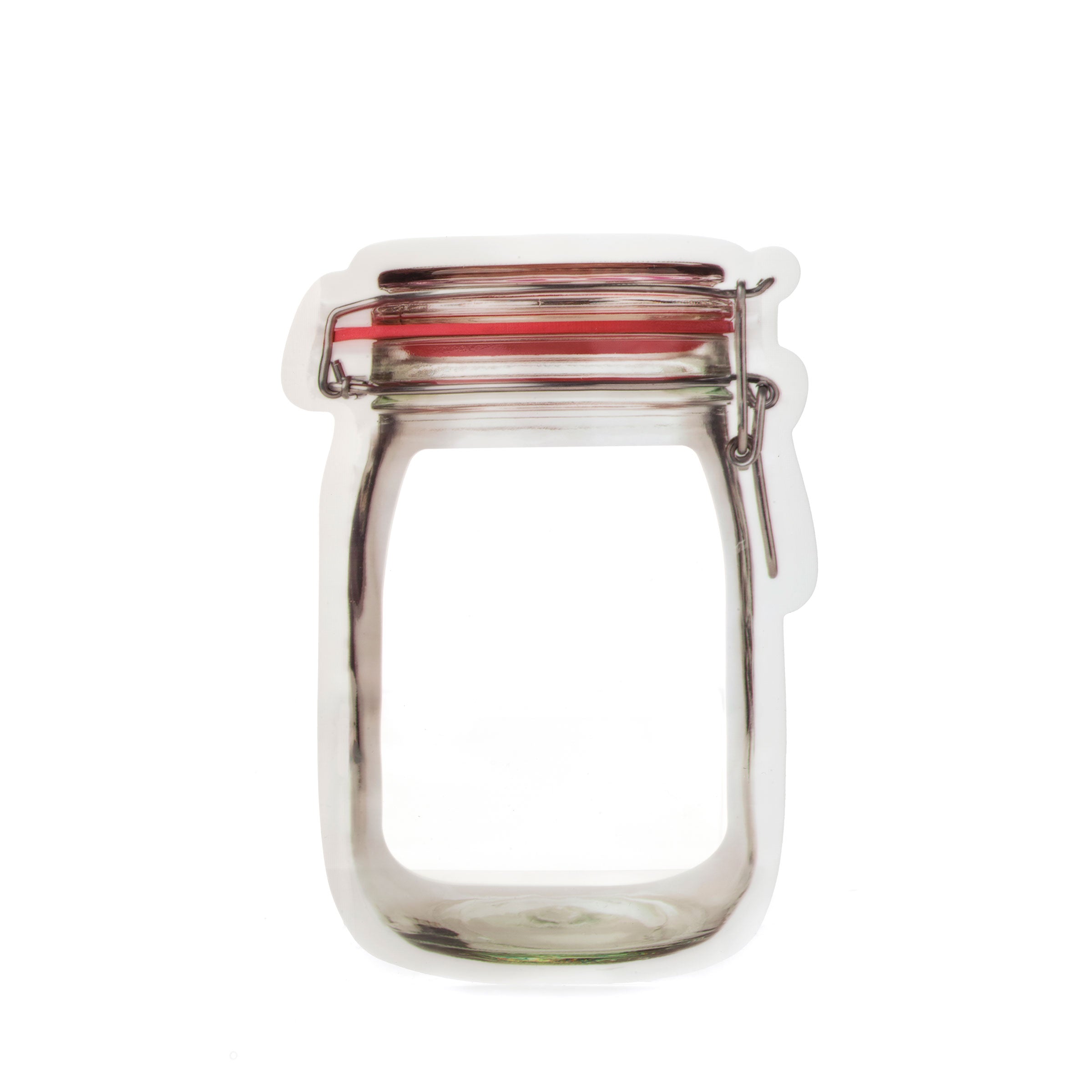 Kikkerland Mason Jar Zipper Bags - Large