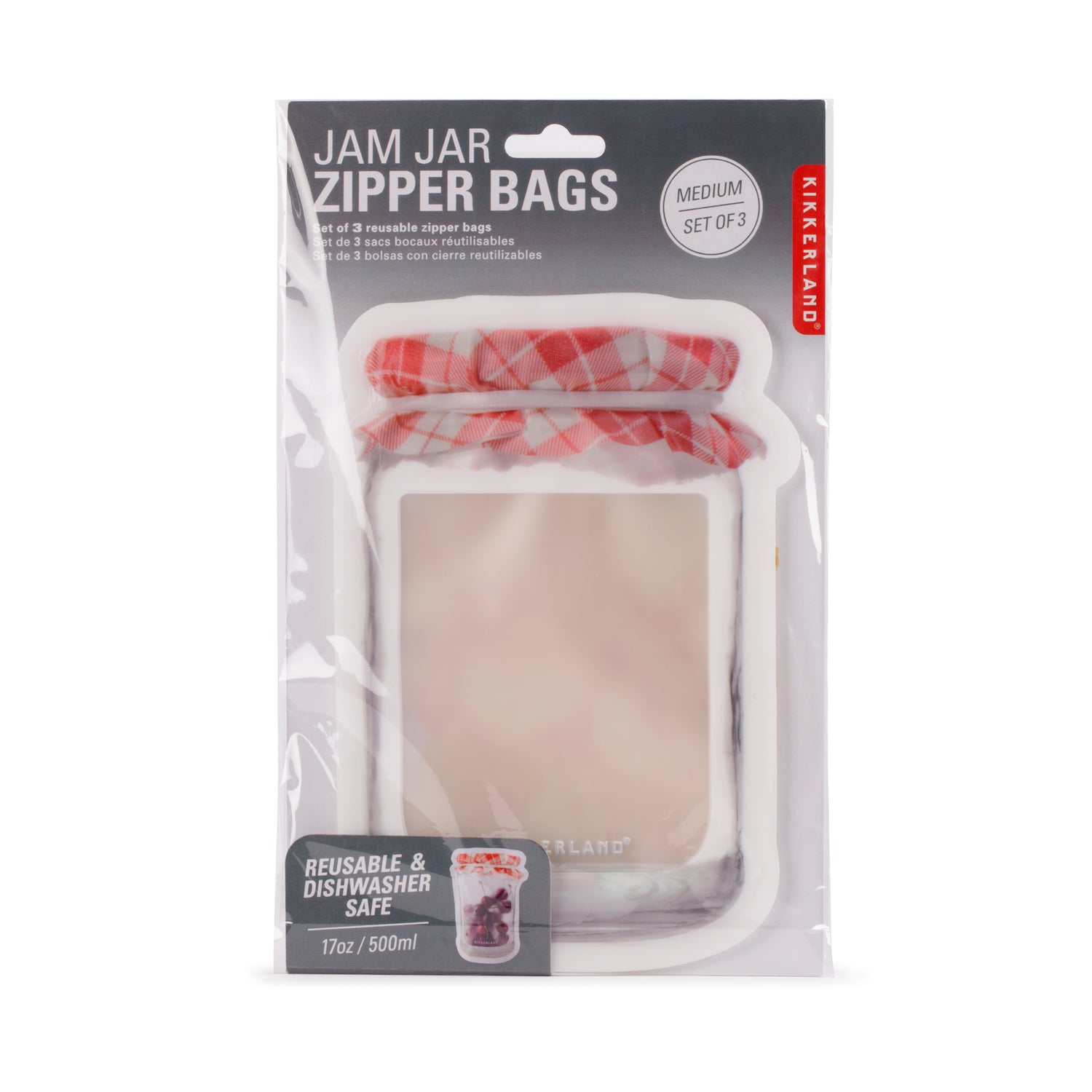 Jam Jar Zipper Bag Medium