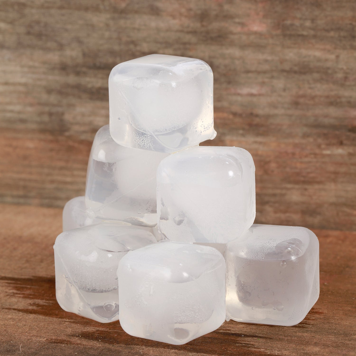 Clear Reusable Ice Cubes