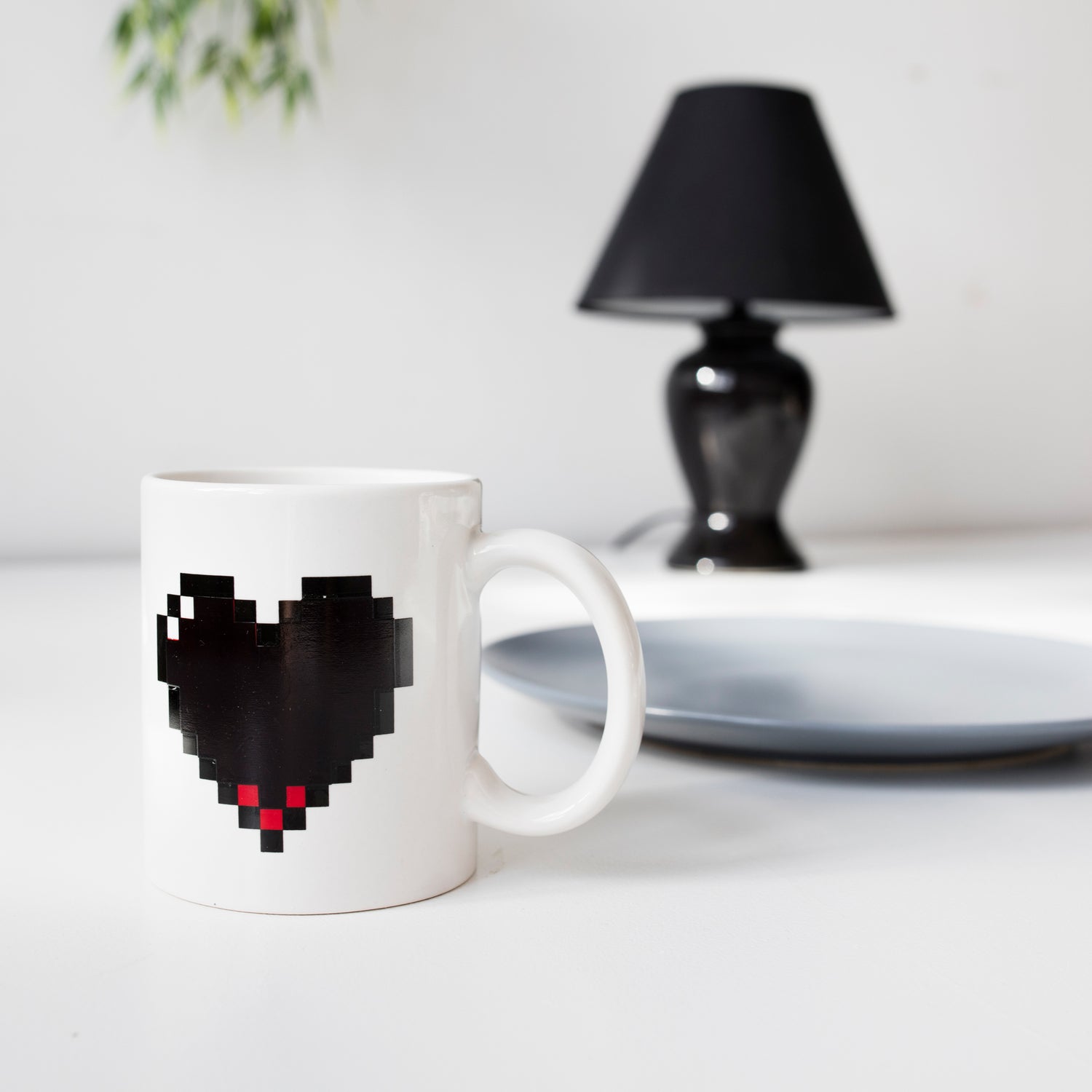 Pixel Heart Morph Mug