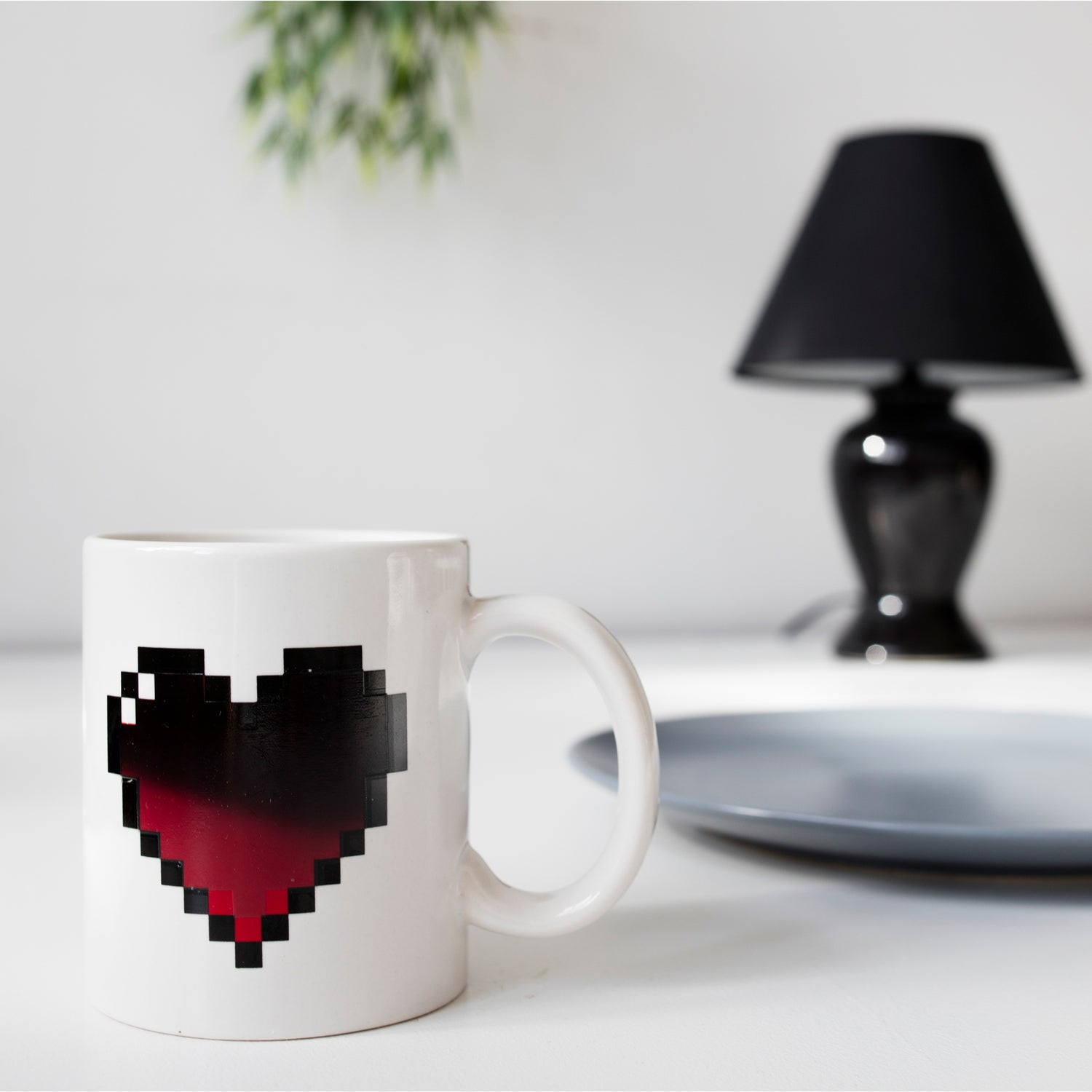 Pixel Heart Morph Mug