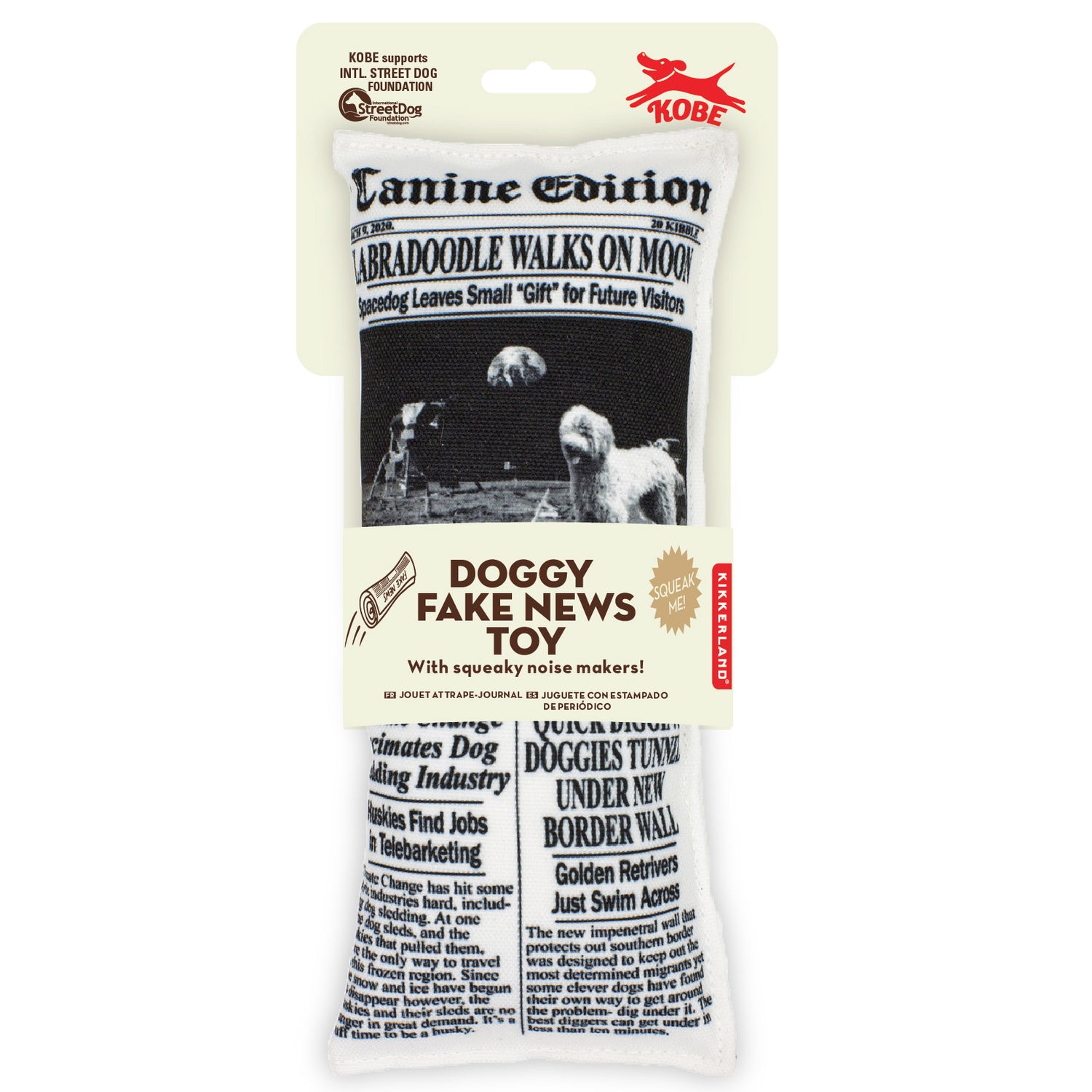 Kobe Doggy Fake News Toy